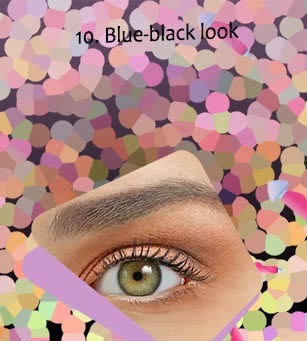 Black eyeshadow looks