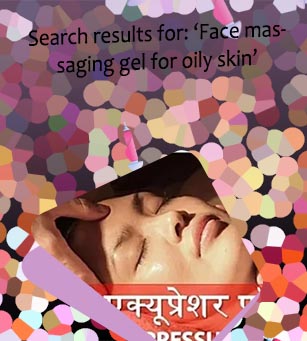 Face massage for oily skin