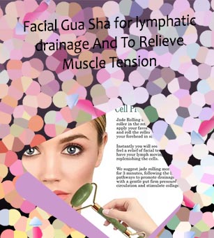 Gua sha facial lymph drainage