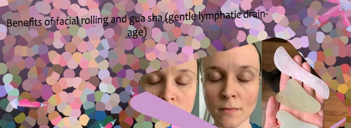 Lymphatic drainage with gua sha