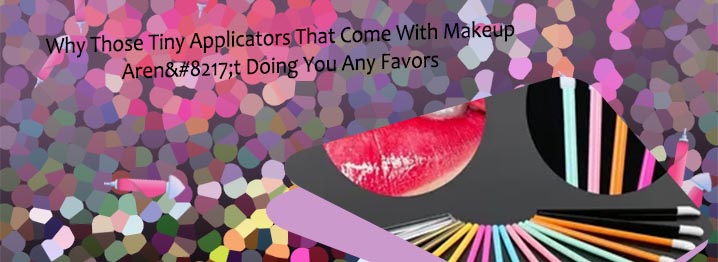 Makeup applicator brush