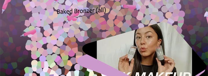 Milk bronzer baked