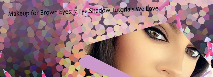 Natural brown makeup